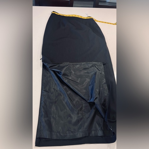 Mussi Long Pencil Skirt With Side Zippers - Picture 3 of 11